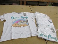 6 XL Rick & Morty Shirts