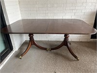 Antique Duncan Phyfe Mahogany Dining Table with