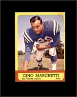 1963 Topps #8 Gino Marchetti EX to EX-MT+