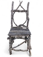 Vintage Adirondack Twig Handmade Chair