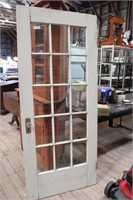 Vintage Wooden French Door