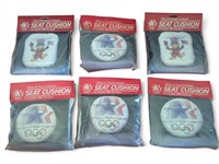 Group of 6 new 1980 LA Olympics inflatable seat