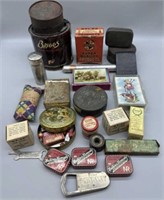 Vintage Tins and Collectibles