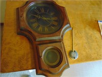 Wood Clock with Pendulum, Untested