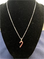 18inch necklace candy cane