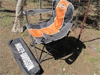 Harley Davidson Folding Camp Chair & Carry Bag