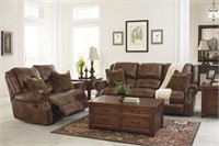 Ashley u780 LEATHER Reclining Sofa & Loveseat