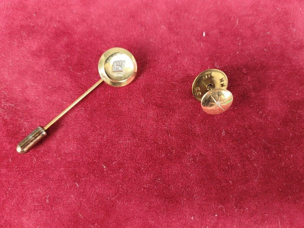 Men's Diamond Lapel Pins