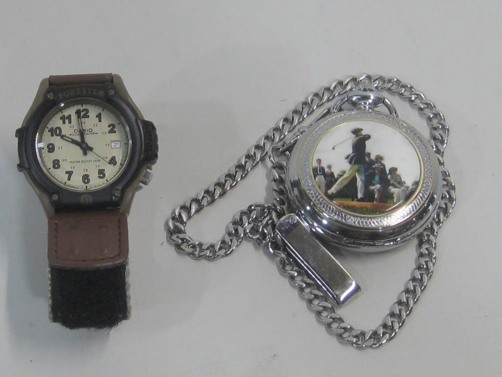 Pocket Watch, Fob & Wrist Watch Untested