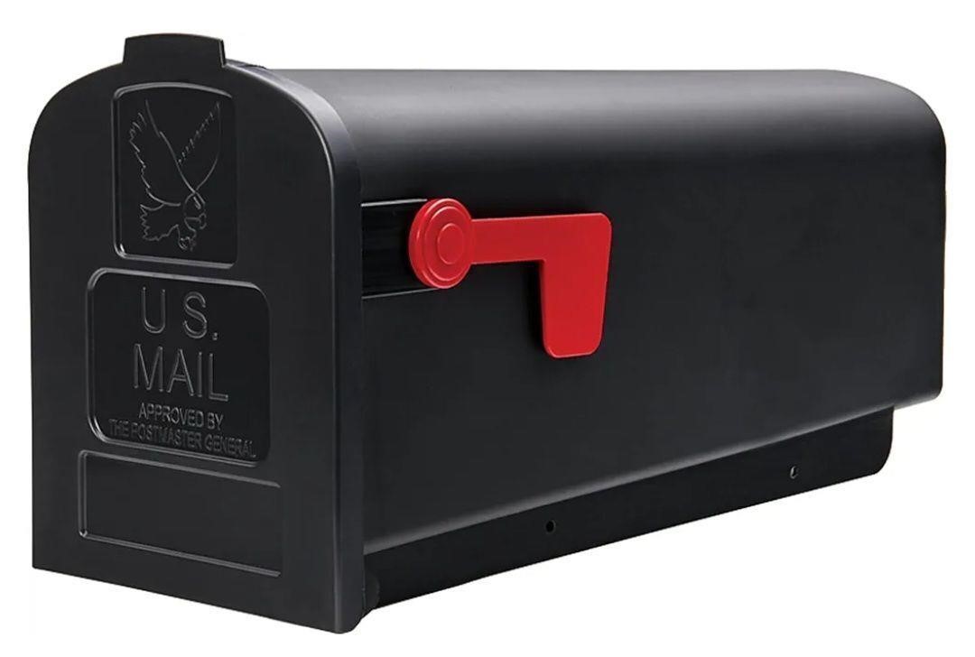 Architectural Mailbox Black Plastic Mailbox