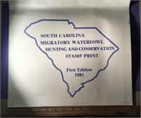 1981 SC Duck Stamp Print ( no stamp)