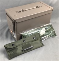 50 Cal Ammo Can w/ Mil-Surp cleaning Kits