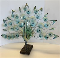 Iridescent Metal Peacock