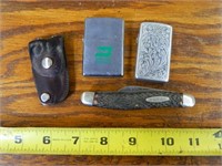 Bassett & Kabar Pocket Knives, WindProof Lighters