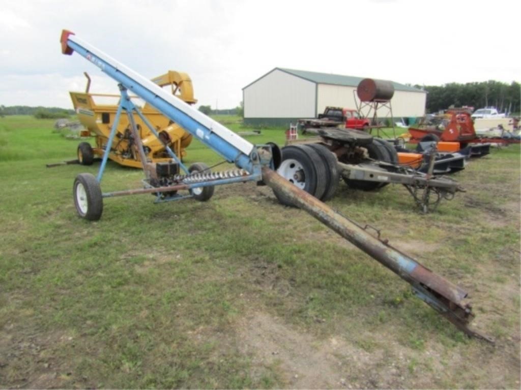 Allied 6in. 26ft. Auger B&S 4HP Engine,Elec. Start