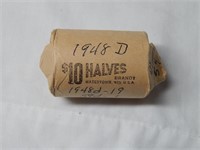 1948-D Franklin Half Dollars 90% Silver