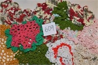 Lot of Crocheted Doilies