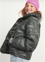 Sz XXL Camo Quilted Puffer Jacket for Women
