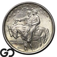 1925 Stone Mountain Commemorative 50c, Gem BU