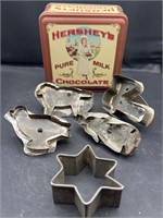 Vintage cookie cutters & repop hersheys chocolate