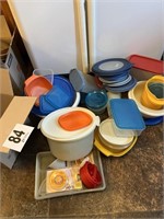 Box lot of Tupperware
