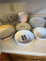 Misc. plates and bowls