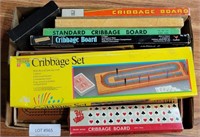 VARIETY OF CRIBBAGE BOARDS