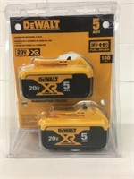 DeWalt DCB205-2 Lithium Ion Batteries 2 Pack 20V