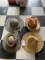 4 Hats; Stetson