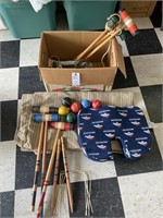 Croquet Set, Broncos Seat Pad