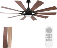 Hykolity Ceiling Fan With Light And Remote 65