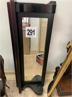 Black Mantel Mirror (16 x 44) (Laundry)