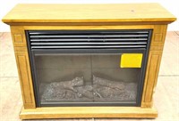 Rolling Hampton Bay Electric Infrared Fireplace