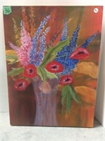 Painting On Canvas - Flowers