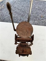 Vintage Printing Press: Stands 21" Tall- Plate is