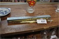 GOLD PLATED LETTER OPENER