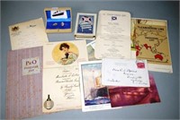 Collection vintage shipping memorabilia