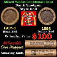 Small Cent Mixed Roll Orig Brandt McDonalds Wrappe