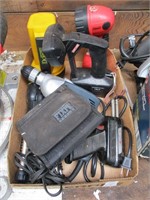 Soldering Iron, Drill, Flashlights, Tool Kit