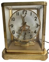 MCM Brass United Clock Corp Atmos Skeleton Clock