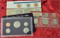 1986 U.S Proof & Mint Sets