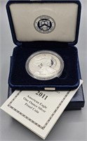 2011 W U.S. Silver Proof Eagle - Box & COA