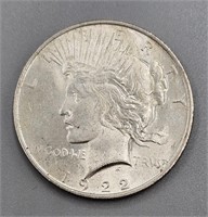 1922 U.S. Silver Peace Dollar