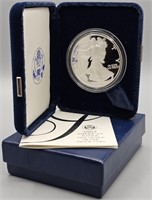 2005 W U.S. Silver Proof Eagle - Box & COA