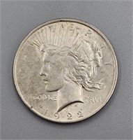 1922 U.S. Silver Peace Dollar