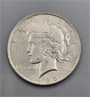 1922 U.S. Silver Peace Dollar