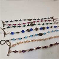 Crystal Bracelet Lot