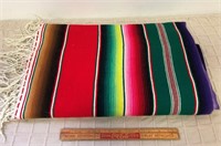 TRADITIONAL MEXICAN SERAPE BLANKET