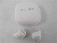 "As Is" Wireless Earbuds, Koupe Ice Drop True
