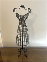 Small Dress form, jewelry holder Dress - 21”
